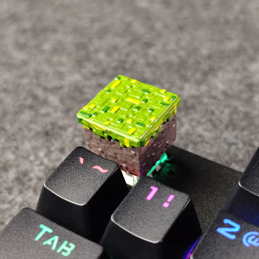 کی کپ کاستوم بلاک چمن(Grass Block)از کالکشن ماینکرفت (Minecraft)کد 0850