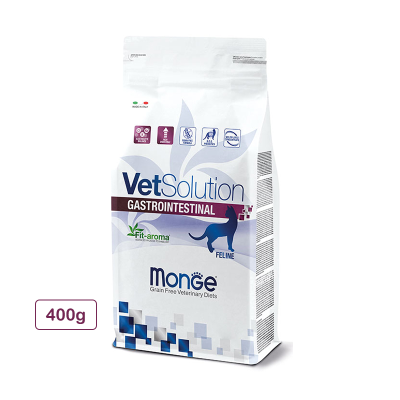غذای خشک درمانی گربه مدل گسترو (گوارشی) وزن 400 گرم Gastrointestinal Felina