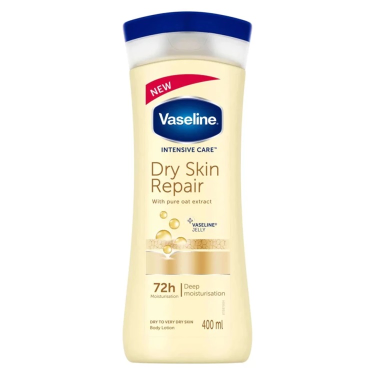 لوسیون بدن وازلین Vaseline مدل Intensive Care Dry Skin Repair