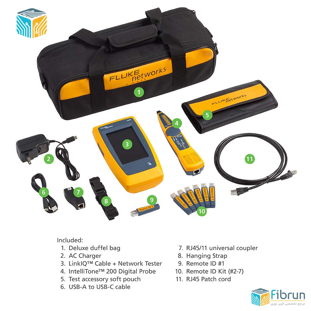 دستگاه فلوک Fluke Networks LIQ-KIT LinkIQ Cable