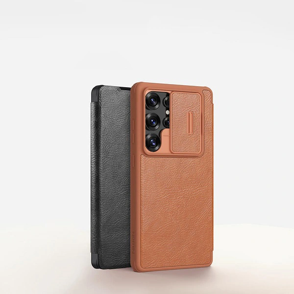 کیف چرمی اورجینال موبایل Nillkin مدل QIN PRO سامسونگ S25 Ultra