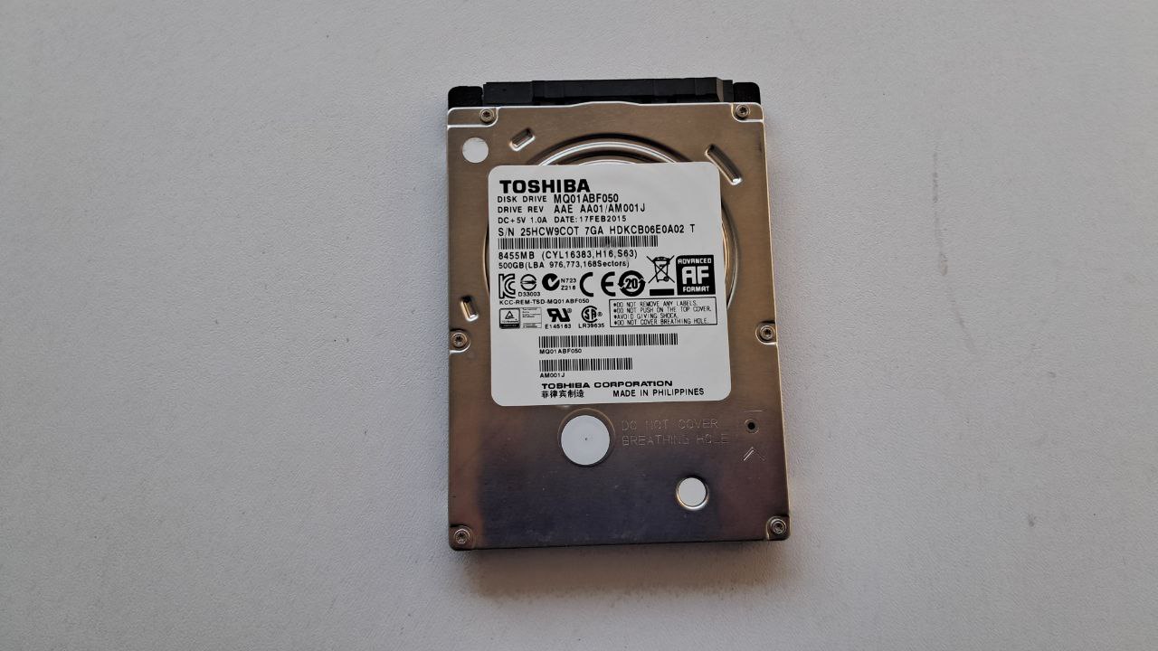هارد 2.5 اینچی توشیبا 500GB