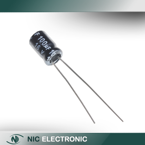 خازن الکترولیتی 100UF/16V-5X7-105C-BLACK