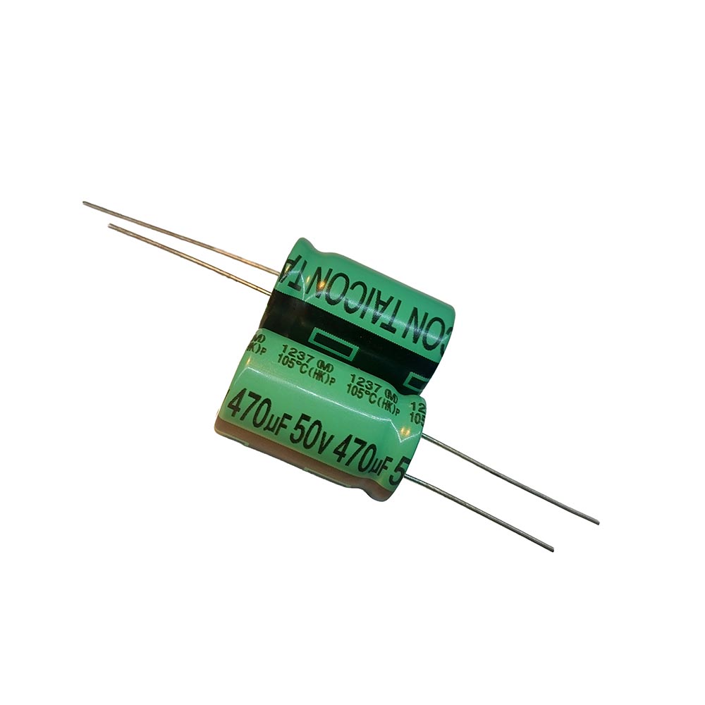 خازن الکترولیتی 470uF / 50V مارک TAICON (HH)