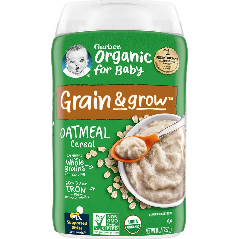 غذای کودک ارگانیک گربر اوتمیل Gerber Organic OatMeal