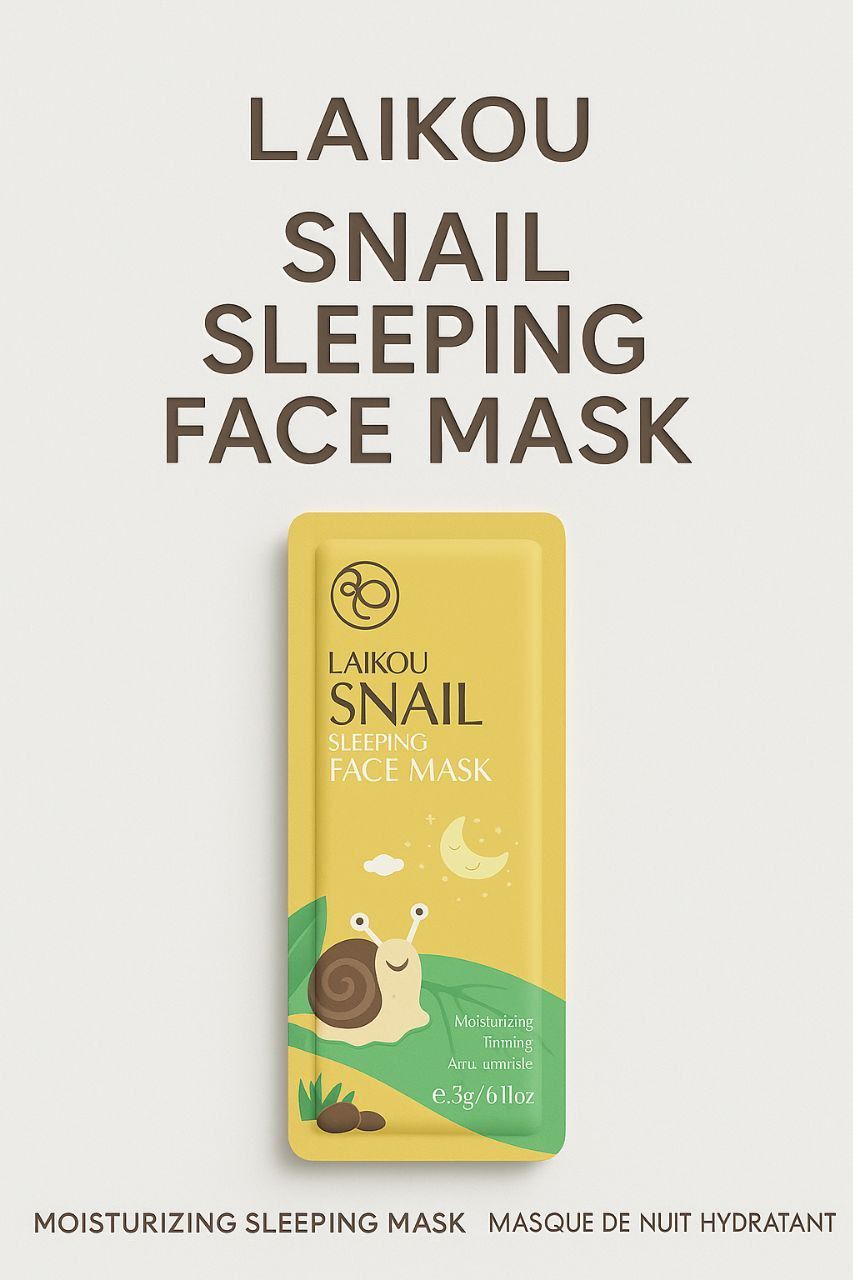 ماسک خواب تخصصی حلزون – LAIKOU Snail Sleeping Mask