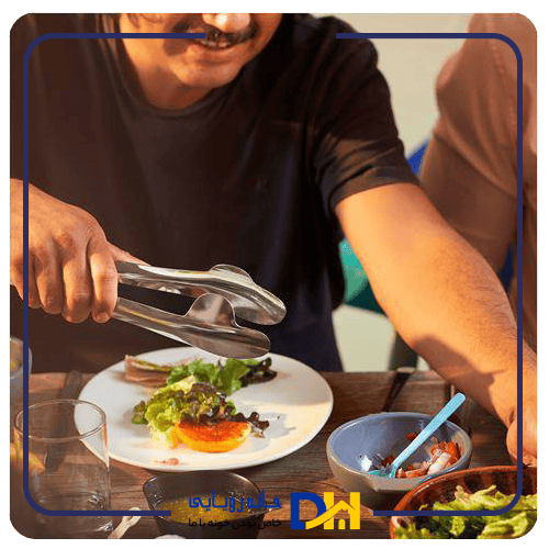 انبر سالاد تمام استیل ایکیا ÖMSESIDIG