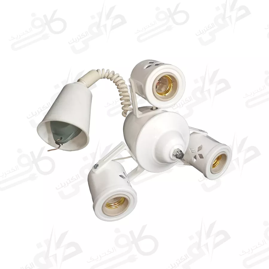 چراغ اویز سقفی سه شعله با سرپیچ E27