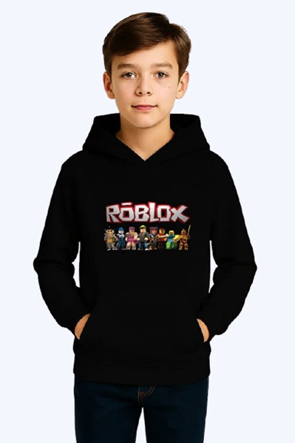 هودی پسرانه بچگانه Let's Wear Roblox