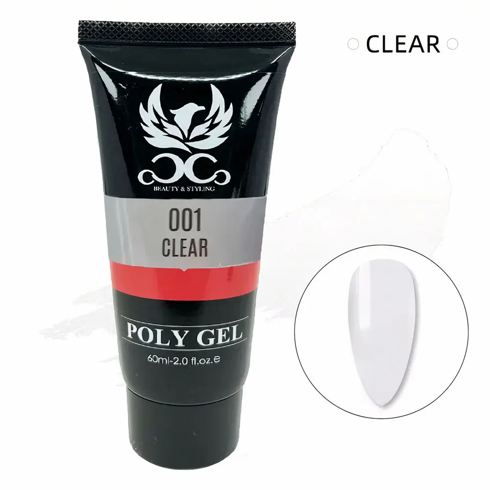 پلی ژل کوکو شماره Clear 01 حجم 60 میل