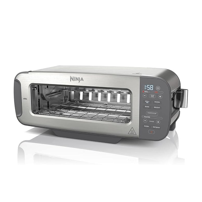 توستر، گریل و پنینی ساز سه کاره نینجا | Ninja Foodi 3-in-1 Toaster, Grill & Panini Press ST202UK