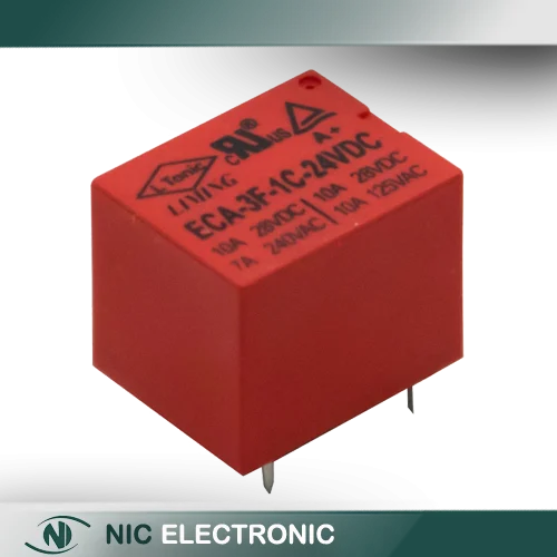 رله 24V پایه میلون T73 مارک LIMING کد ECA-3F-1C-24VDC
