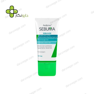 ژل کرم مرطوب و بازسازی کننده پوست چرب و آسیب دیده سبوما آردن