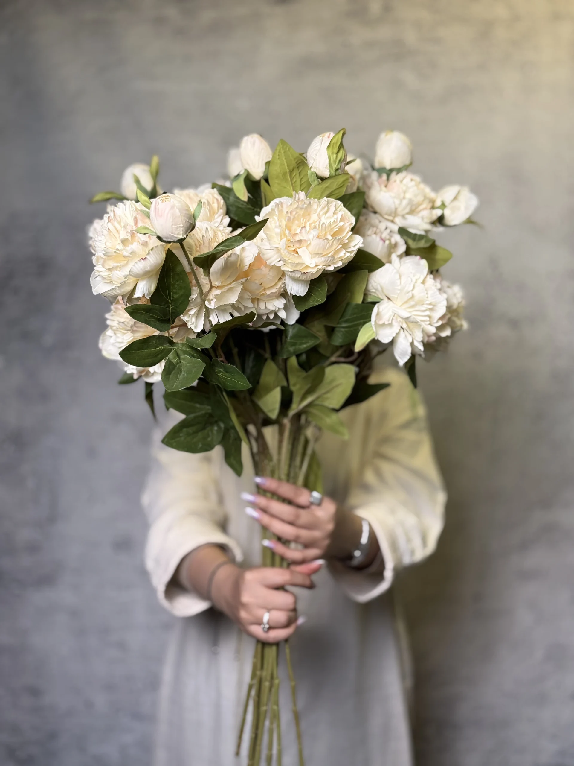 پیونی ۲ گل ۱ غنچه