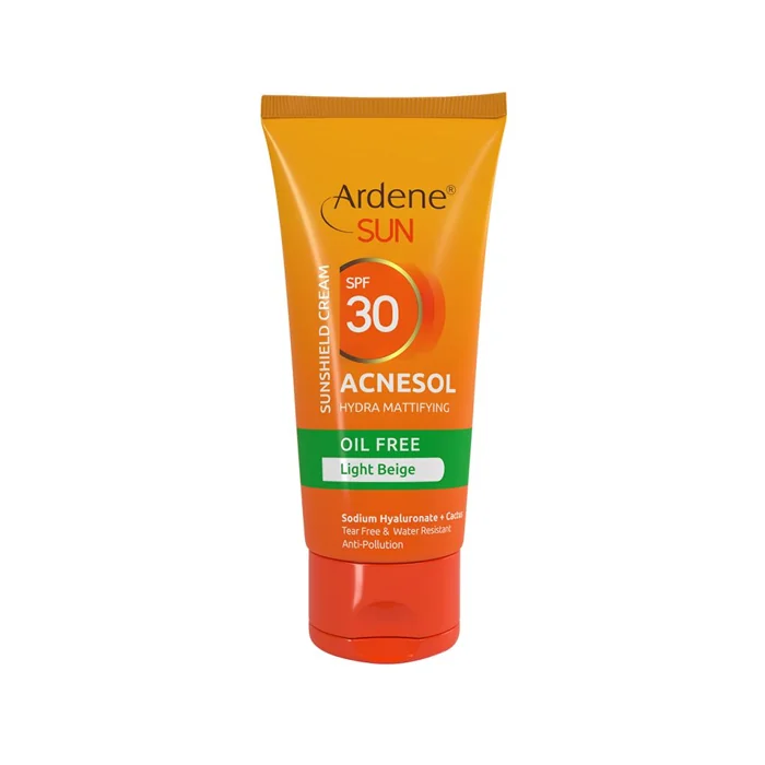 کرم ضد آفتاب آردن SPF30 مدل ACNESOL بژ روشن فاقد چربی
