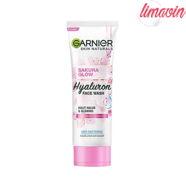 فوم شستشو صورت گارنیه مدل SAKURA GLOW حجم 100 میلی لیتر