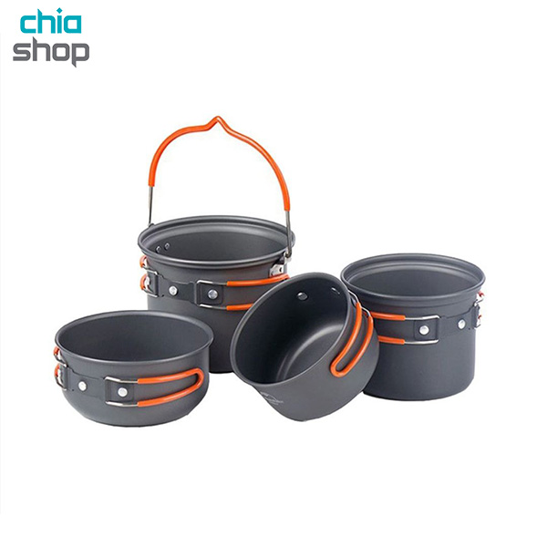 ست ظروف کمپینگ نیچرهایک مدل NH18T018-G (4 تکه)