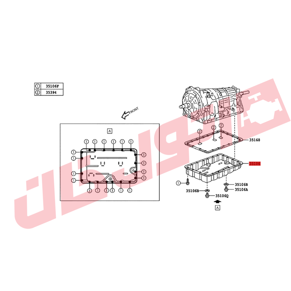 کارتل آهنی روغن موتور GT86 مدل 2014-2012