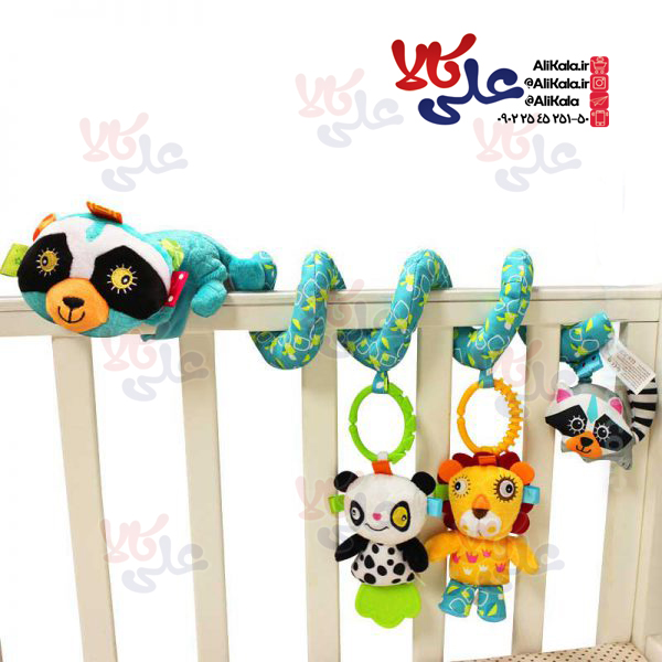 دورپیچ تخت و کریر طرح راکون جولی بیبی Golybaby