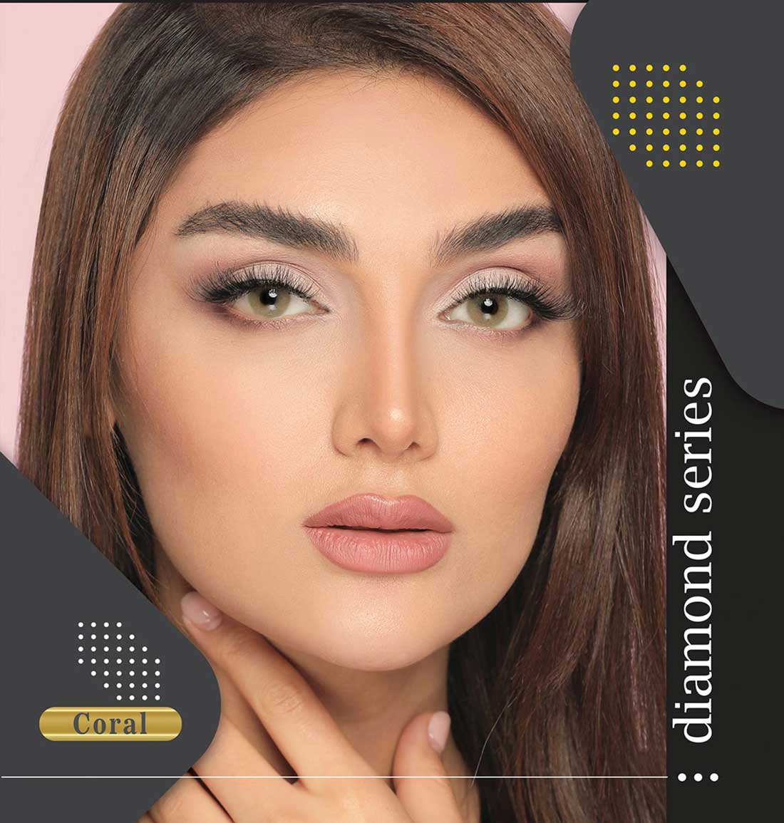 لنز تماسی رنگی طبی آیس کالر کورال