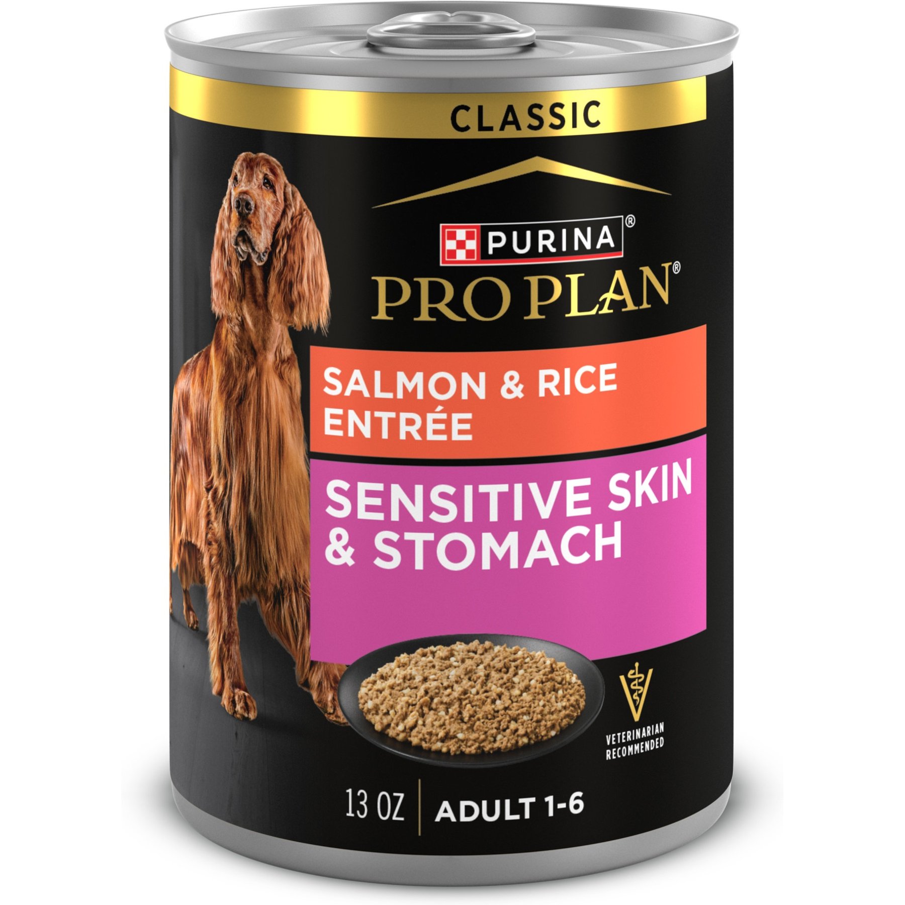 کنسرو پته پورینا پرو پلن سگ بالغ سنسیتیو سالمون و برنج ۱۲ عدد ۳۶۹ گرمی | Purina Pro Plan Sensitive Salmon & Rice 12x13oz