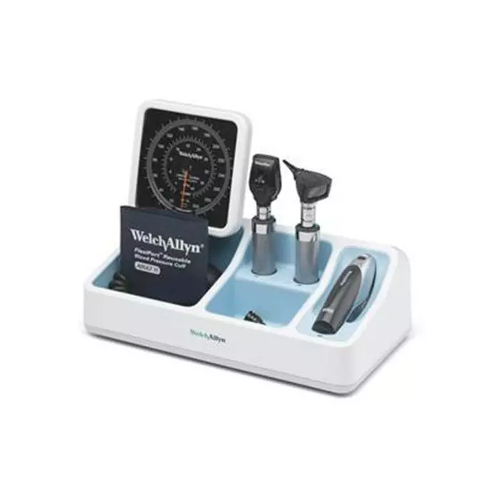 ست معاینه رومیزی به همراه فشارسنج و تب سنج Welch Allyn