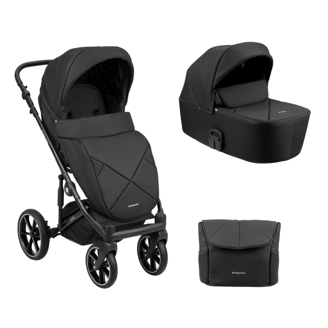 سرویس کالسکه کیکابو مدل kikkaboo amani 2in1 - مشکی