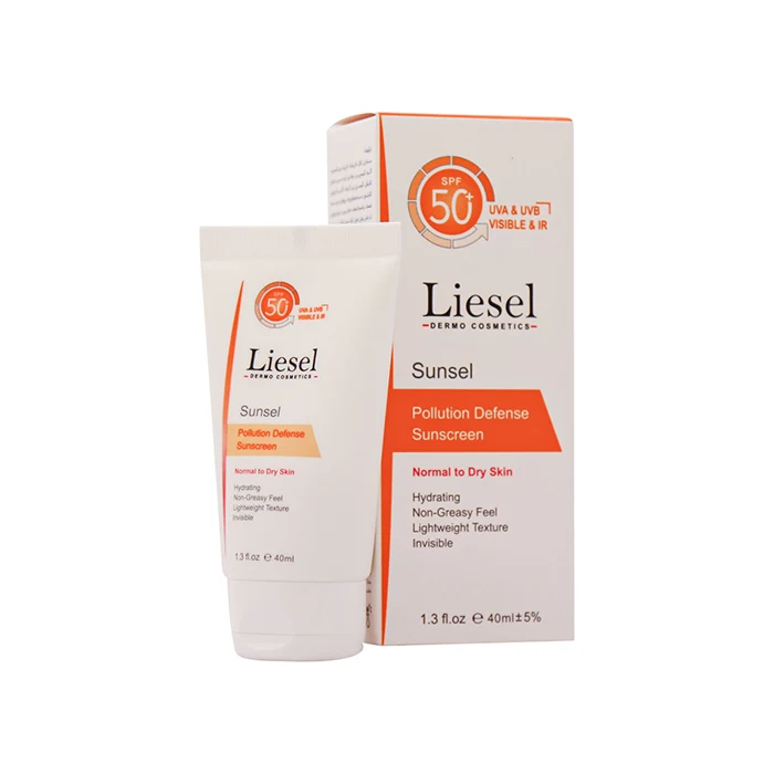ضد آفتاب لایسل بدون رنگ مناسب پوست خشک SPF 50