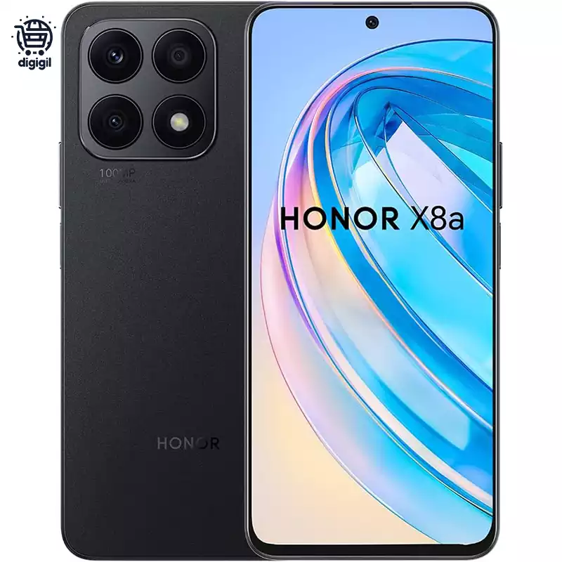 گوشی موبایل آنر مدل Honor X8a با ظرفیت 128 گیگابایت و رم 8 گیگابایت - مشکی