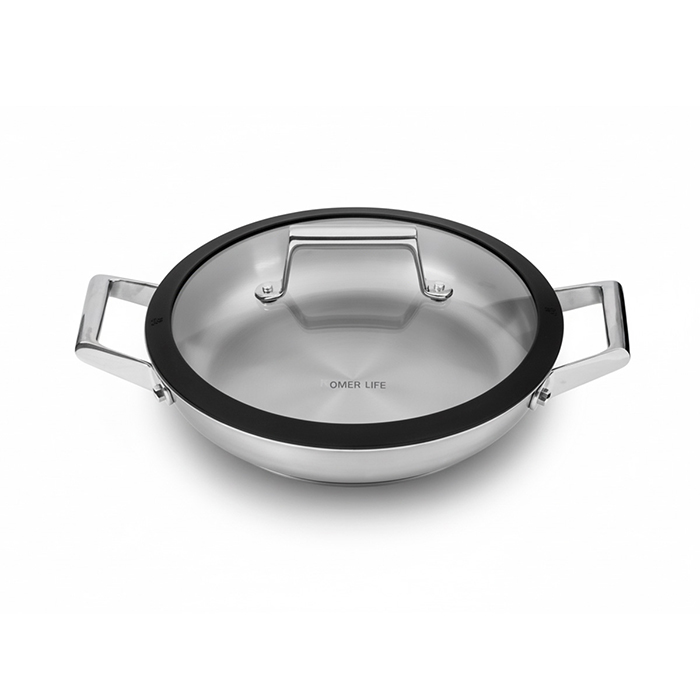 ماهیتابه کف لیزری سایز 26 دو دسته مدل اولترا کوک (ULTRA COOK)