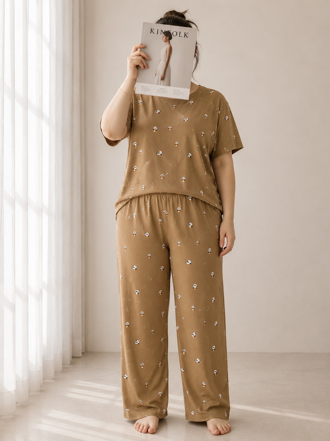 ست تیشرت و شلوار قواره دار آسا (کپی)