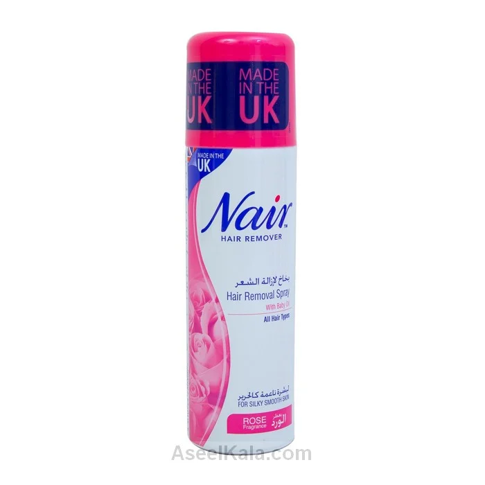 اسپری موبر نیر با رایحه گل رز 200 میل – Nair