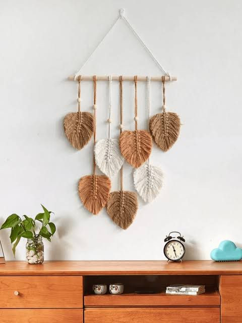 دیوارکوب مکرومه کد 282 برند گره چی و رنگ دلخواه
