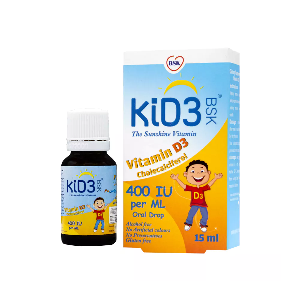 قطره کید 3 حاوی 400 واحد ویتامین D3 