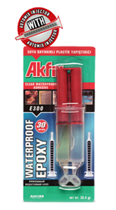 چسب دوقلوی فوری سرنگی ضد آب آکفیکس Akfix