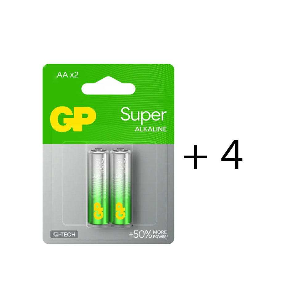 نیم قلمی سوپر انرژی الکالاین 6 عددی Camelion Super Energy Alkaline Battery 6 Pack AAA