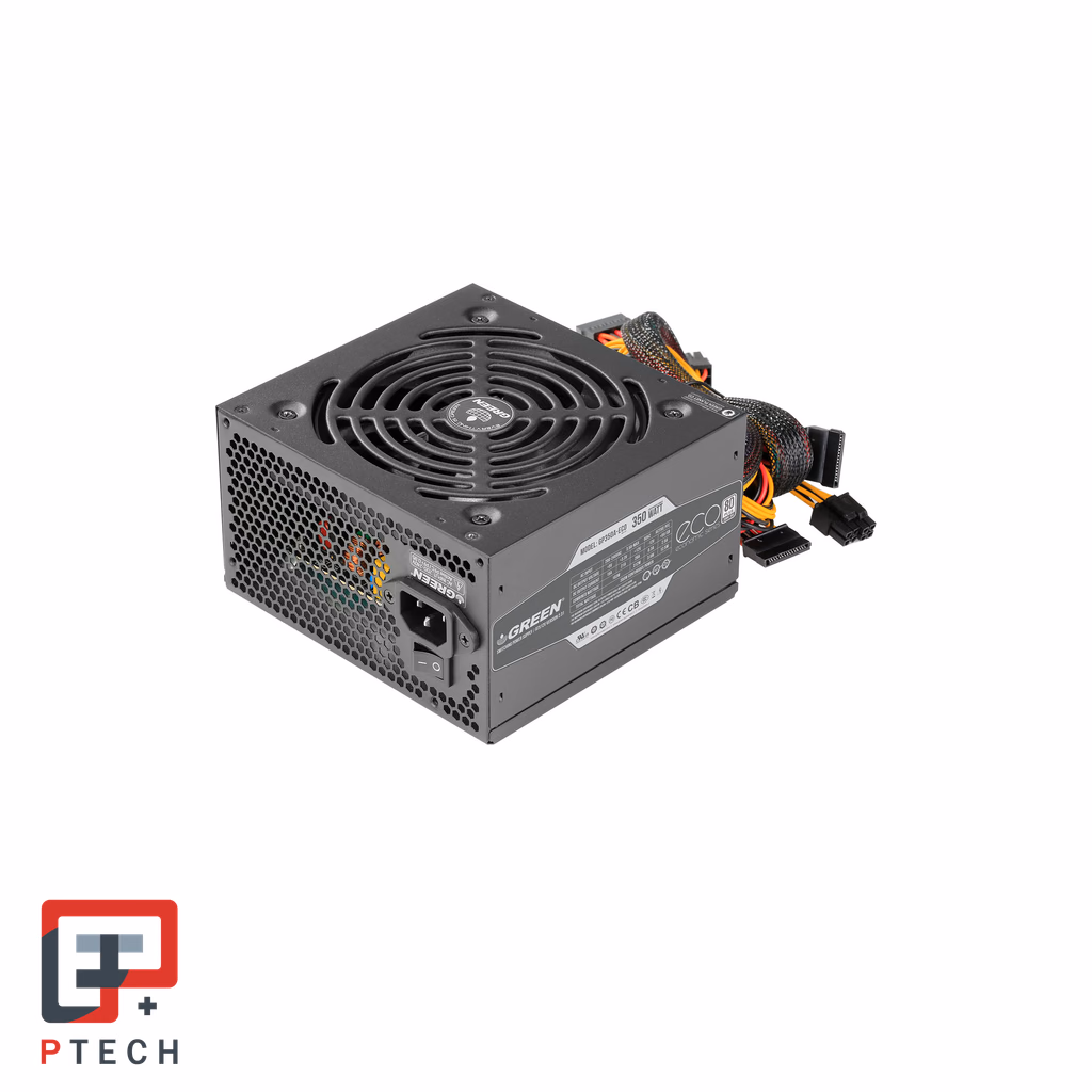 منبع تغذیه گرین مدل GREEN GP350A-ECO Rev3.1