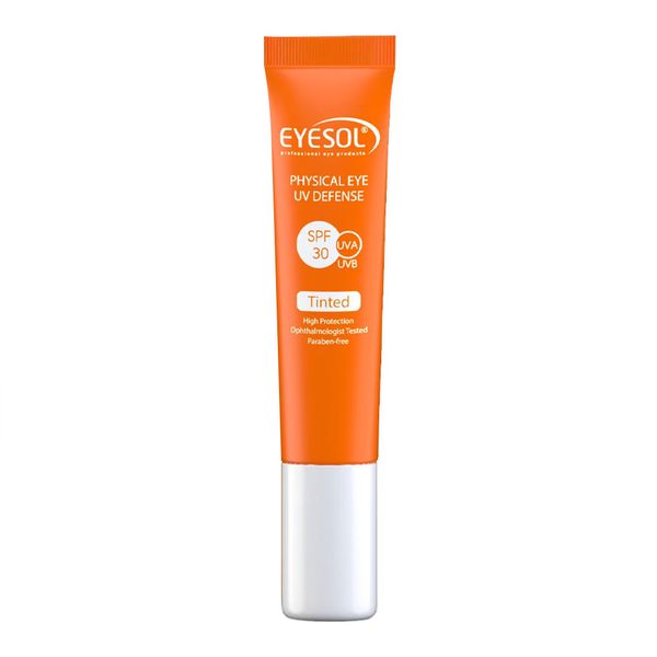 ضد آفتاب دور چشم رنگی آیسول Physical Eye UV Defense Cream EYESOL