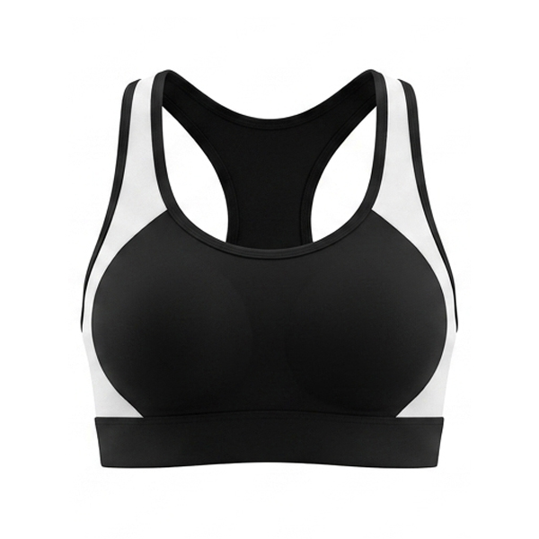 نیم تنه ورزشی زنانه مشکی مدل Racerback کد 6612