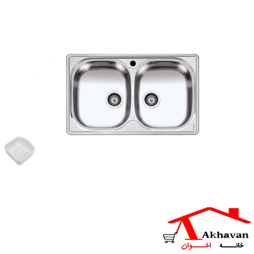 سینک ظرفشویی توکار کد 15 اخوان