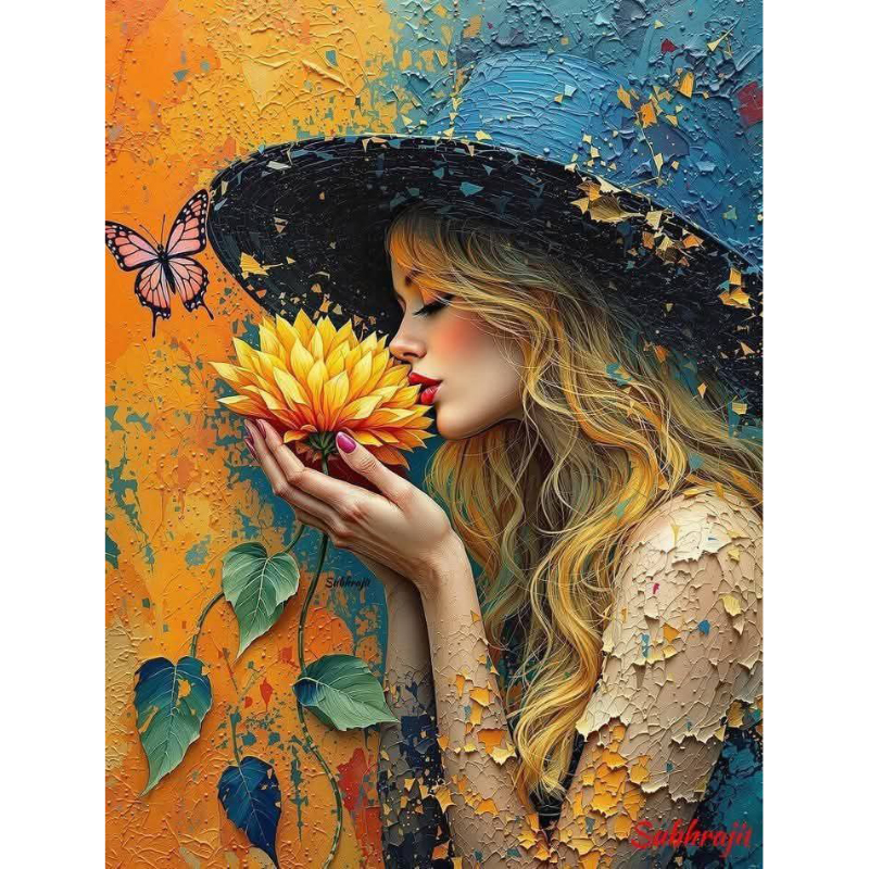 تابلو نقاشی الماسی بزرگسال کد 0007