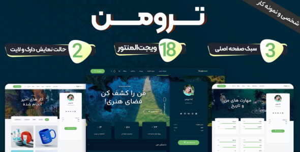 قالب وردپرس ترومن، Trueman