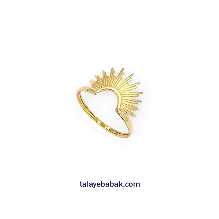 انگشتر مینیمال خورشید MI010