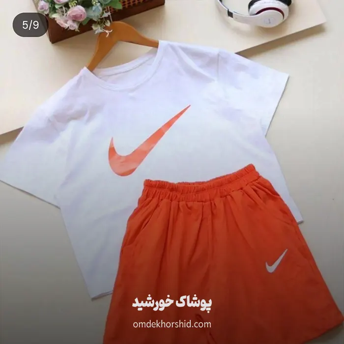 ست کراپ شورتک نایک