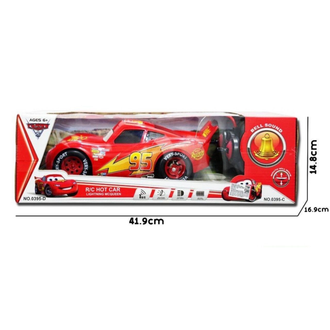 ماشین کنترلی لایتنینگ مک‌کوئین – مدل R/C HOT CAR