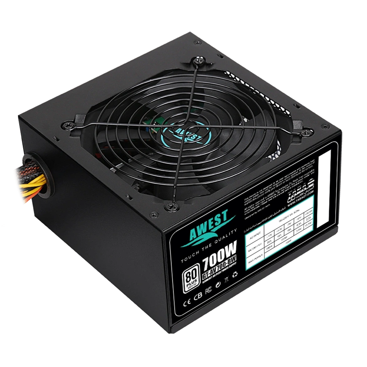 منبع تغذیه اوست مدل AV700-BW