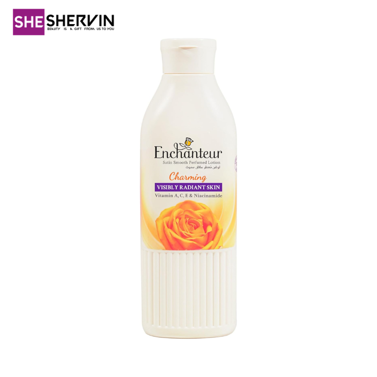 لوسیون بدن انشانتر زرد مدل چارمینگ Charming حجم 250ml