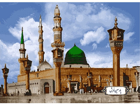 نخ و نقشه تابلو فرش تمرینی مسجد النبی - کد NA7008