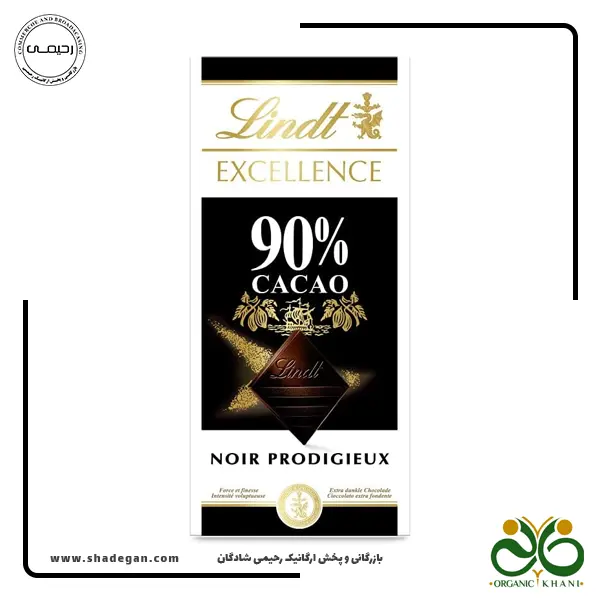 شکلات تلخ 90 درصد لینت | Lindt 90% cacao Noir Prodigieux