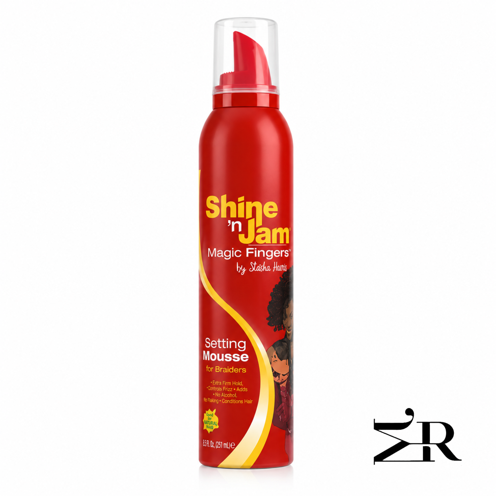 موس حالت دهنده مو شاین ان جم مدل Magic Fingers Setting Mousse حجم 251 میلی لیتر | Shine ’n Jam